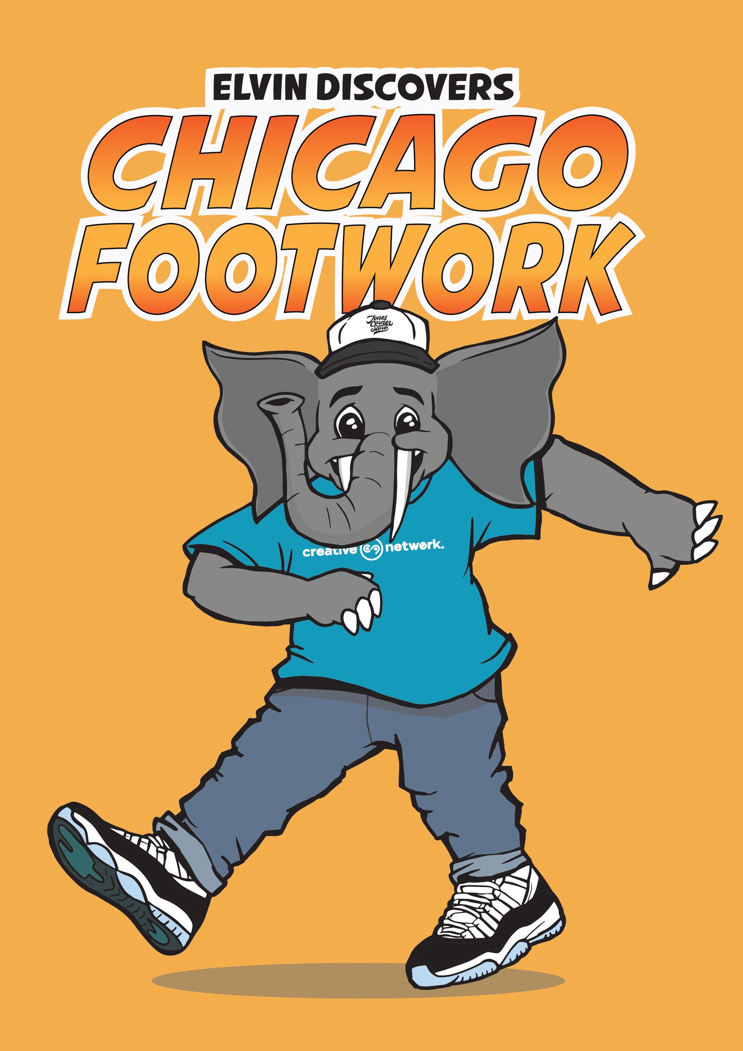 Elvin Discovers Chicago Footwork Coloring Book