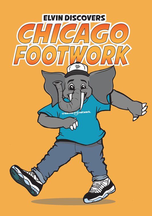 Elvin Discovers Chicago Footwork Coloring Book